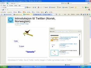 Twitter på Norsk
